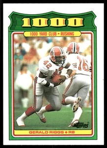 1988 Topps #17 Gerald Riggs Atlanta Falcons Football Karte - Bild 1 von 2