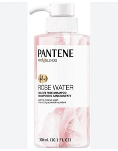 Pantene Pro V Rose Water Sulfate Free Shampoo 10.1 fl oz Pump - Picture 1 of 1