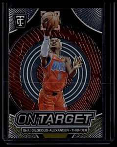 Shai Gilgeous-Alexander On Target 2025 totalmente certificado #14 naranja neón #/249 - Imagen 1 de 2