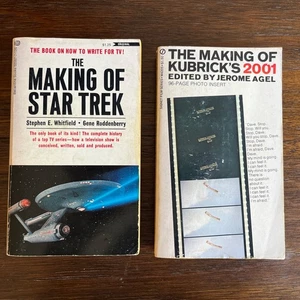 The Making Of Star Trek Whitfield/Roddenberry Vintage Book (1972) PLUS BONUS - Picture 1 of 8