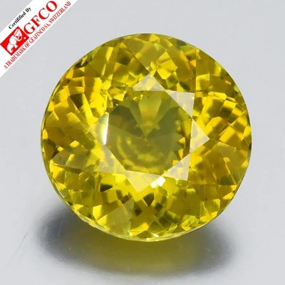 💎 GFCO CERTIFICADO 1.84ct IF Natural Amarillo Verde Grosular - Granate Andradita Foto 1 de 4