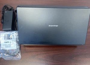 Fujitsu ScanSnap ix500 USB Color Document Scanner duplex WIFI w/ Adapter 600DPI - Picture 1 of 4