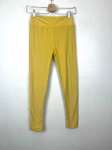 Neu ohne Etikett LuLaRoe Leggings wunderschön in hellem Senfgelb Größe OS - Bild 1 von 5