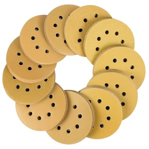 110PCS Sanding Disc 5 Inch 8 Hole, 60 80 120 150 180 220 320 400 600 800 1000... - Picture 1 of 8