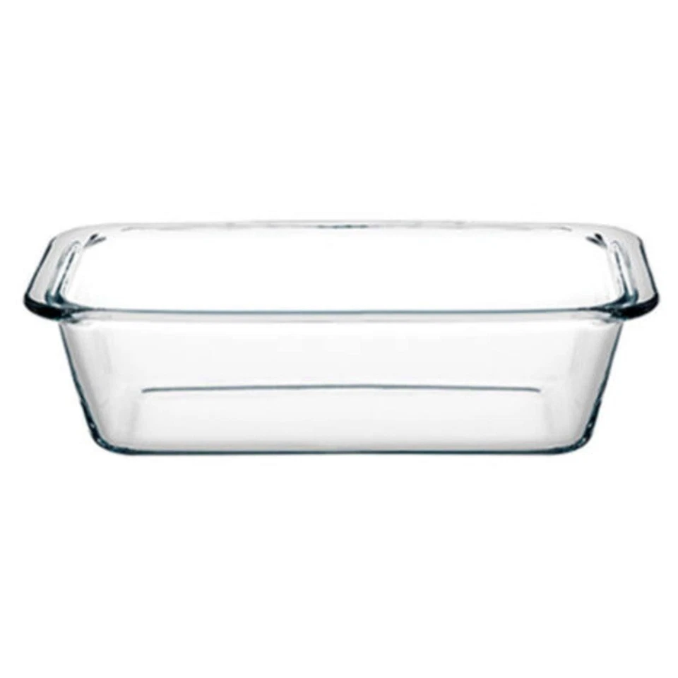 Stampo Tegame In Vetro Rettagolare Per Plumcake - 25X11X7,5H Cm - Immagine 1 di 1