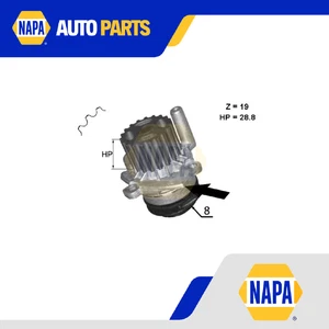 Water Pump fits VW CADDY 1.6D 2.0D 2010 on Coolant NAPA 03L121011 03L121011C New - Picture 1 of 8