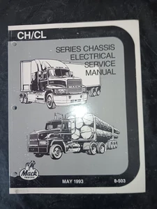 1993 Mack Truck CH/CL Elektro Werkstatt Service Handbuch + Diagramme - Bild 1 von 5