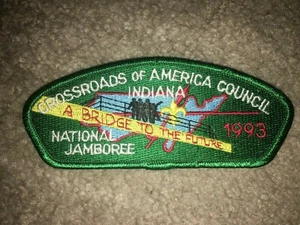 Boy Scout Crossroads America Indiana Council JSP 1993 National Jamboree Patch - Picture 1 of 1