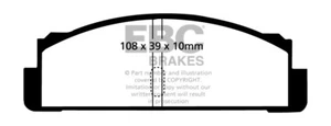 EBC Bluestuff Front Brake Pads for BMW M4 3.0 Twin Turbo (F82) (430 BHP) (14>) - Picture 1 of 1