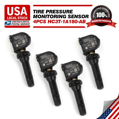 Juego (4) Sensor de presión de neumático para Ford Fusion Sensor TPMS para Lincoln MKC MKZ 17-21 Foto 1 de 4