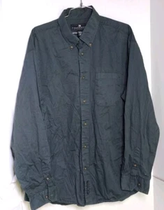 Consensus Sportswear button down shirt mens XL Long Sleeve Green - Picture 1 of 13
