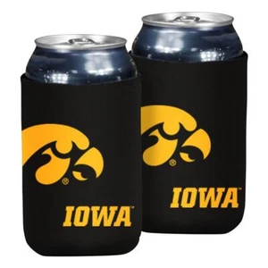 Iowa Hawkeyes Oversized Logo Flat Coozie - Bild 1 von 1