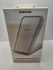 White Samsung Wireless Charger Stand EP-N5200 - Picture 1 of 5