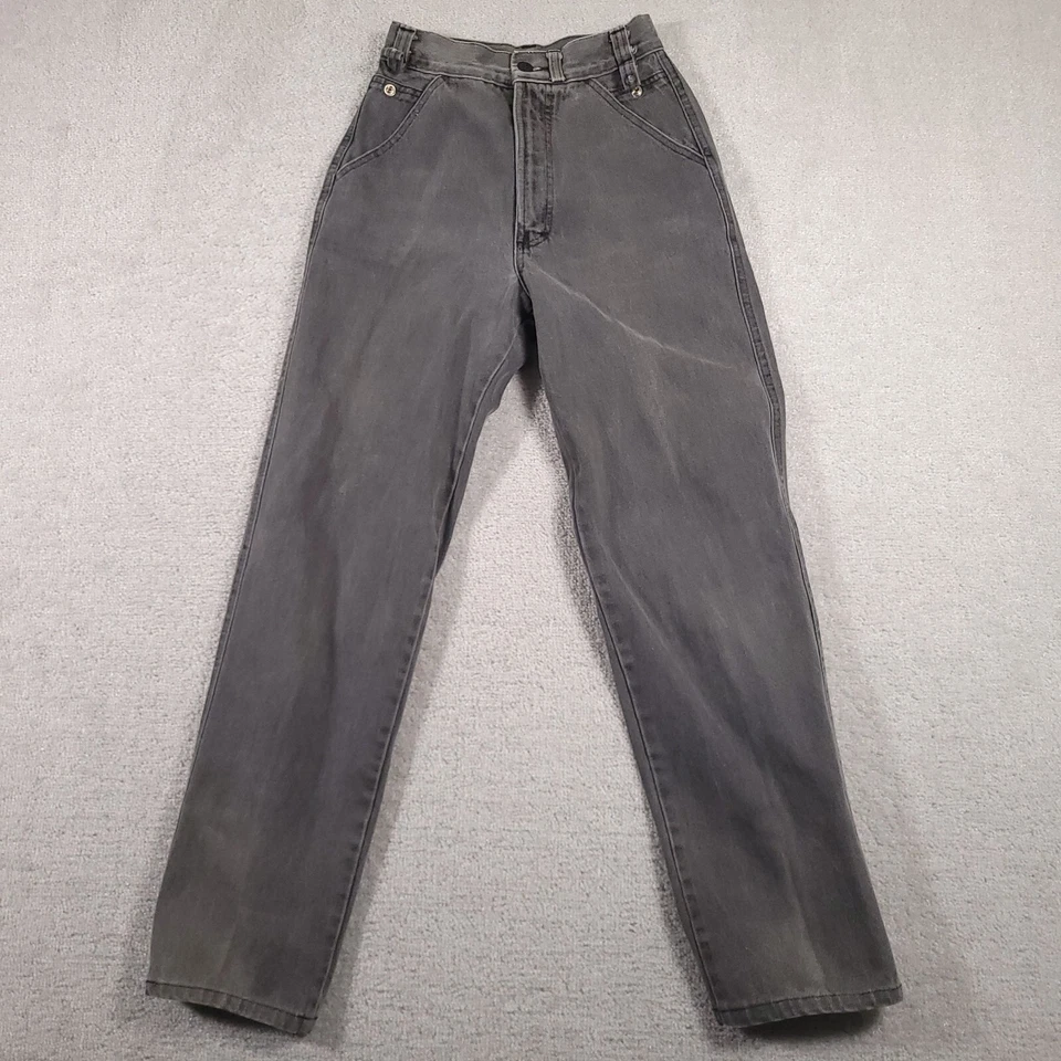 Vtg Rocky Mountain Rockies Jeans Women's 7/8 25X30 Gray High Rise Tall Grunge - Image 1 of 4