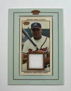 Mini cuadro reliquia Topps 206 #TR-AJ Andruw Jones 2002 AR77-02 - Imagen 1 de 2