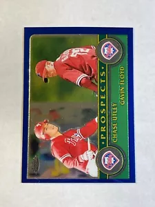 2003 Topps Chrome - #438 Chase Utley, Gavin Floyd Prospects Rookie Card - Foto 1 di 2