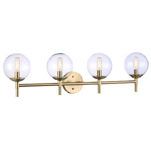 Minka Lavery Auresa 4 Light Bathroom Vanity Light-Soft Brass - Picture 1 of 1
