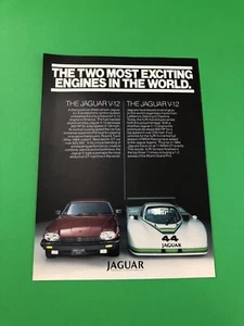 1984 1985 JAGUAR XJ-S XJR-5 ORIGINAL VINTAGE PRINT AD ADVERTISEMENT PRINTED - Picture 1 of 1