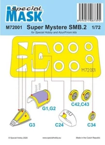 Máscara SMB-2 Super Mystere 1/72 M72001 MASCARILLA ESPECIAL Hobby Especial - Imagen 1 de 1