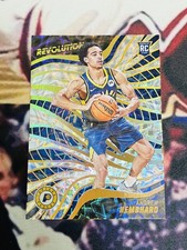 2022-23 Panini Revolution Andrew Nembhard Asia Holo Gold 2/10 Jersey Number RC