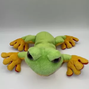Ganz Webkinz Tree Frog 8" Plush Green Yellow Stuffed Animal - Picture 1 of 5