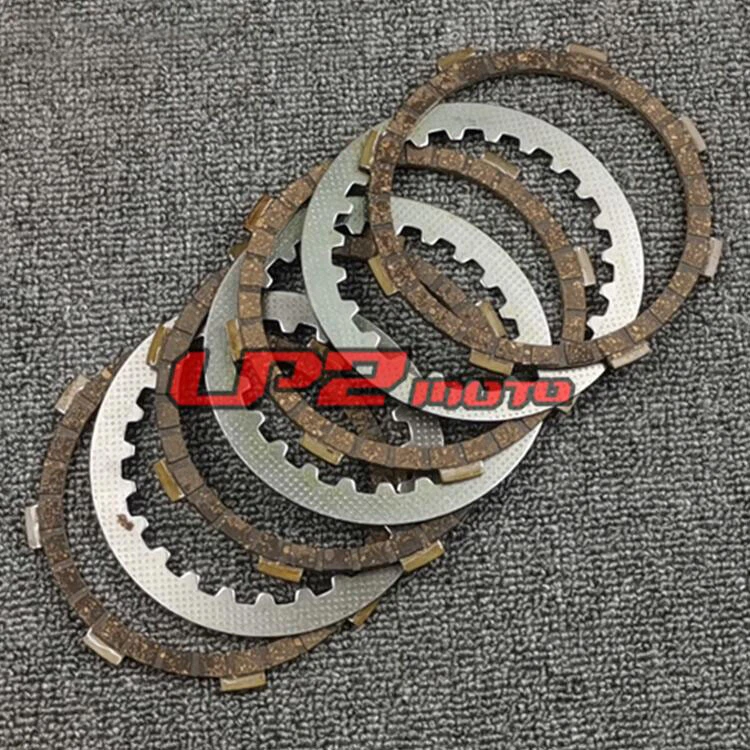 Clutch Friction Steel Plates Kit for Yamaha L5 L5T 69-70 DX100 1985 YB100 1987 - Imagem 1 de 1