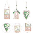  3 Pcs Wedding Display Sign Farmhouse Wall Decor Letter Plate Pendant Welcome