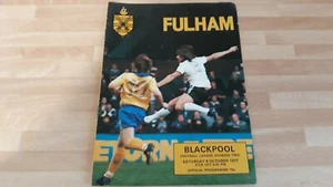 Fulham v Blackpool Div 2 1977/78 - Picture 1 of 1