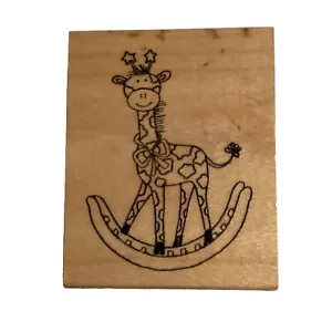 Timbro Gomma Grandi Impressioni Giraffa Rocciosa G396 Artigianato Fai Da Te Arte Animale Zoo - Foto 1 di 4