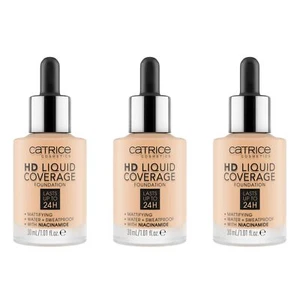 HD Liquid Coverage Foundation Make up Wasserfestes Liquid mit Pipette Schmink... - Bild 1 von 9