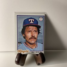 1978 Topps Baseball Paul Lindblad Texas Rangers Vintage Card