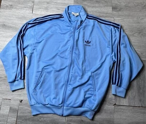 Adidas D6 F 180 Retro Vintage Jacket, Sky Blue Size 40/42 - Picture 1 of 6