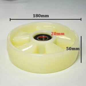 Nylon Pallet jack wheels Rear Wheels Pallet Jack Wheel 2 PCS 180x50mm - Picture 1 of 3