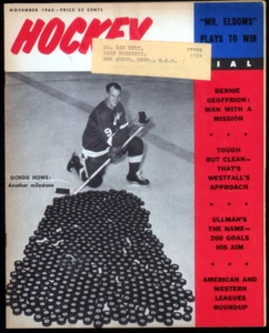 2 - Hockey Magazines with Gordie Howe on Cover Sports Illustrated & Hky Pictoral - Picture 1 of 2