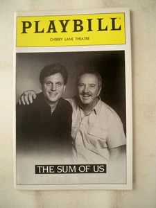 THE SUM OF USL Playbill TONY GOLDWYN / RICHARD VENTURE / NEIL MAFRFIN NYC 1990 - Picture 1 of 2