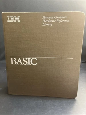 IBM BASIC 3.0 Reference Binder Book Vintage 1984 3rd Edition PC Coding Manual - Image 1 of 4
