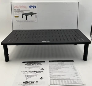 Eaton Tripp Lite Adjustable Height Metal Monitor Riser Desk Stand 18x11 MR1812M - Picture 1 of 14