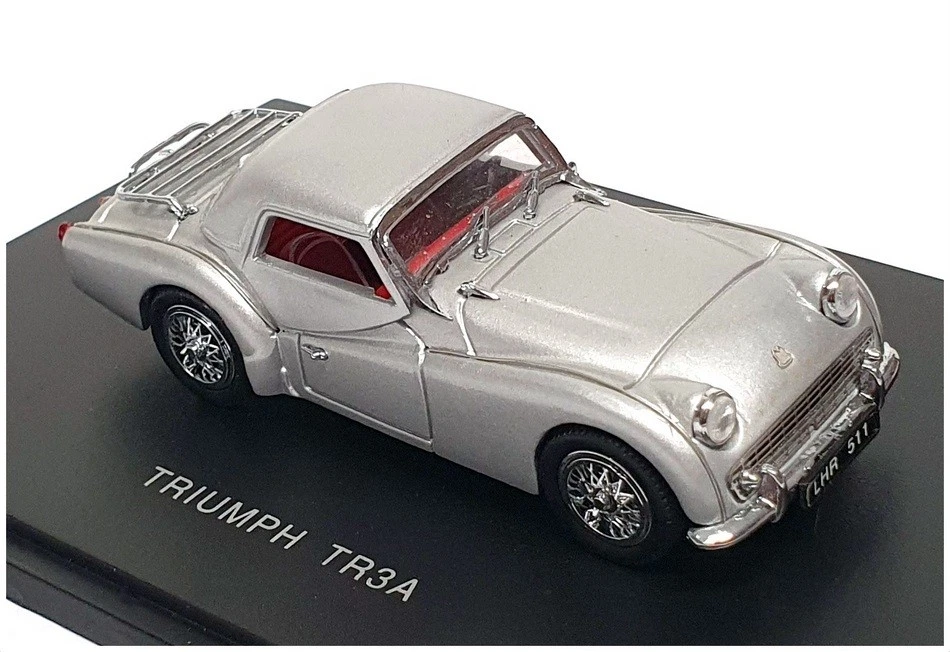 Jouef Evolution escala 1/43 fundido 1009 - Triumph TR3A - Prata - Imagem 1 de 4