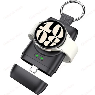 Wireless Keychain Power Charger Bank For Samsung Galaxy Watch 7/6/5/4/3 Active 2 - Image 1 of 4