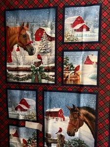 Weihnachtstafel, Farmstead Friends von Northcott 30" x 44" - Bild 1 von 2