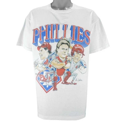 Philadelphia Phillies Darren Daulton Players Caricature T-Shirt AN62552 - Image 1 of 2