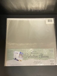 Westrim 20 Slip On Protective Sleeves Refill NoAcid Strap Hinge Albums 12” x 12” - Picture 1 of 8