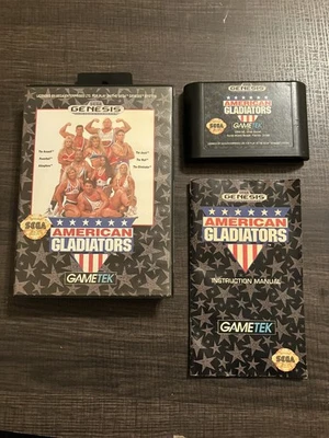 American Gladiators - Sega Genesis Manual completo en caja original - Probado y funciona Foto 1 de 4