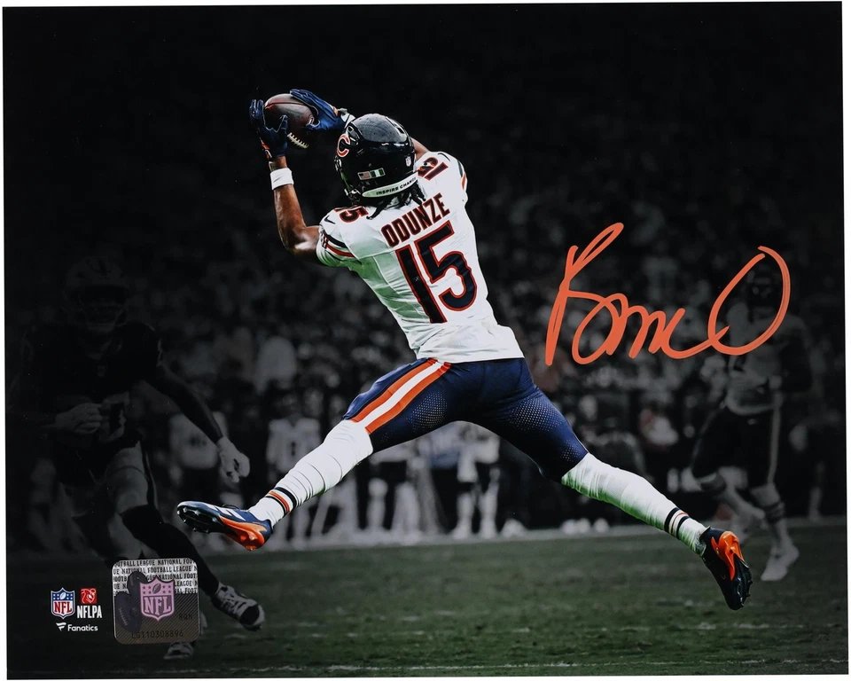 Autografiado Rome Odunze Bears 8x10 Foto Fanáticos Auténtico Certificado de Autenticidad Artículo #14363775 Foto 1 de 1