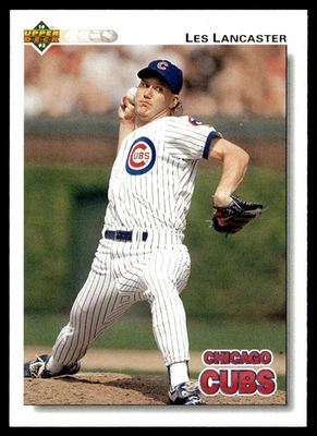 1992 Upper Deck Les Lancaster Chicago Cubs #481 - Image 1 of 2