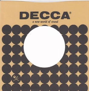 DECCA BigBoppa Reproduction Company Record Sleeves (10 Pack) - Bild 1 von 2