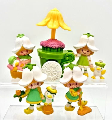 Juego en miniatura de carro de lujo Strawberry Shortcake Mint Tulipán años 80 Cradle Mallard Foto 1 de 4