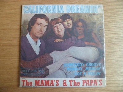 MAMA'S & PAPA'S: CALIFORNIA DREAMIN' 1966 BRAZIL RCA 33RPM EP EXTENDED PLAY EX- - Image 1 of 3