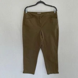 Chico's fabelhaft schlankmachende Größe 1,5 US 10 kurze Hose taupe Taschen - Bild 1 von 7