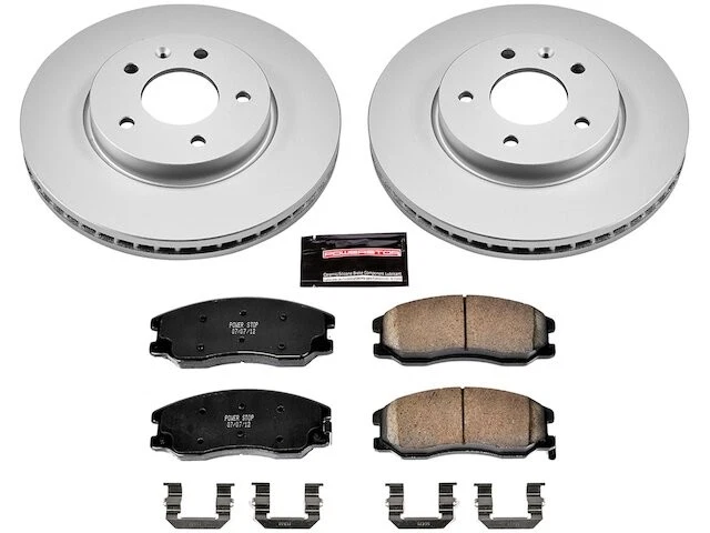 Kit de pastillas de freno delanteras y rotor para Saturn Vue 2009 TZ629DY 2008-2010 Foto 1 de 1